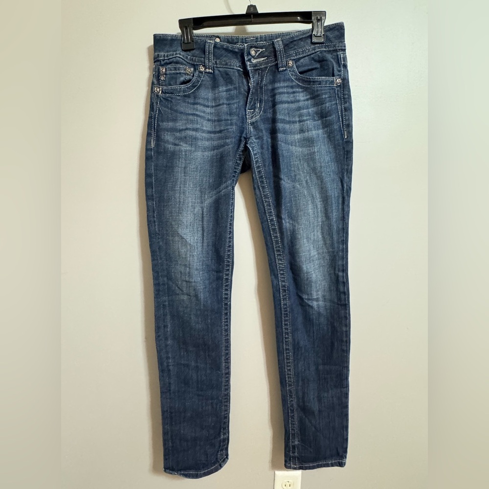 Miss Me Dark Blue Skinny‎ Jeans 29 JP4656-25K